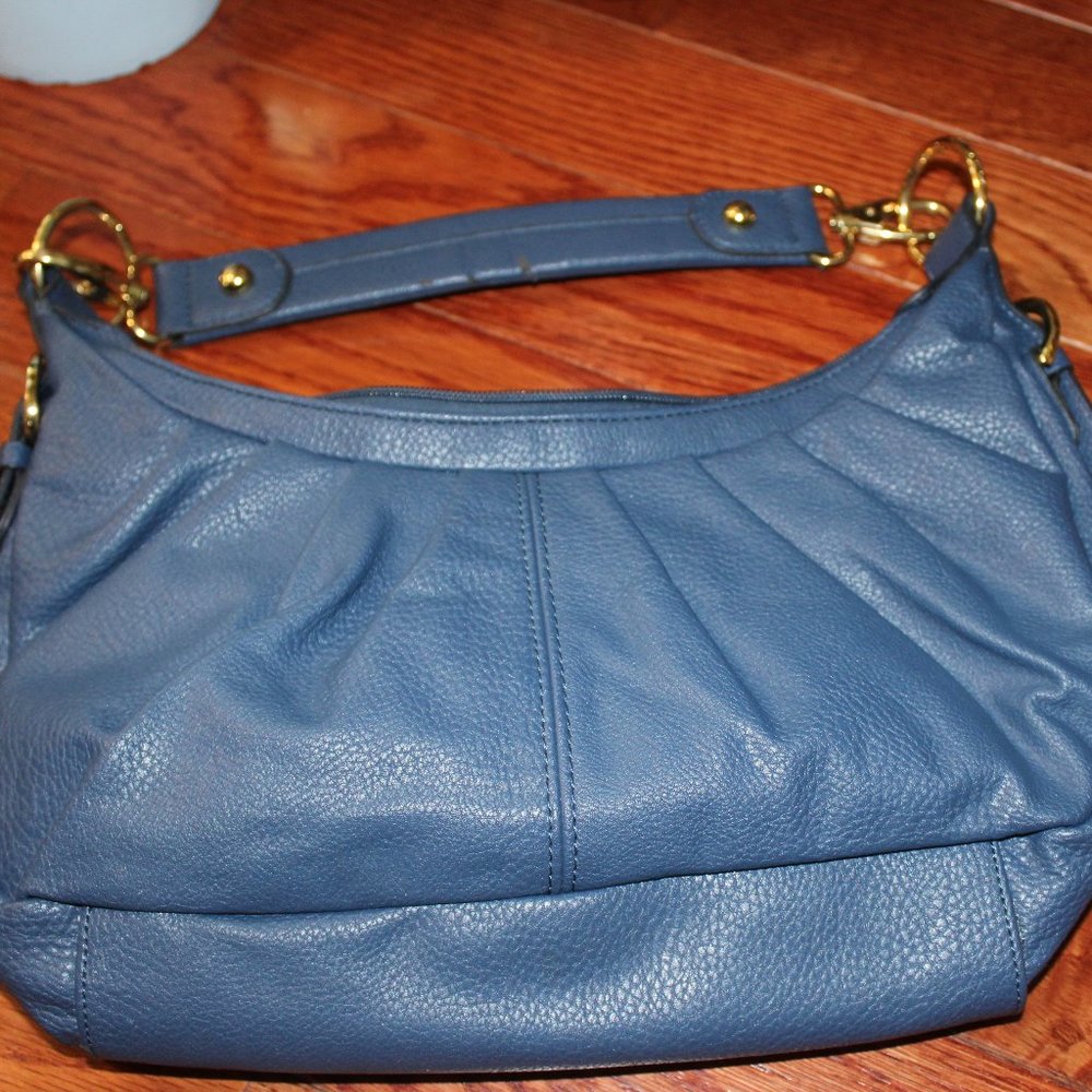 blue purse
